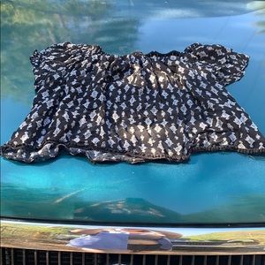 Off the shoulder crop top